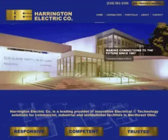 Harringtonelectric.com(Electrical & Technology Solutions) Screenshot