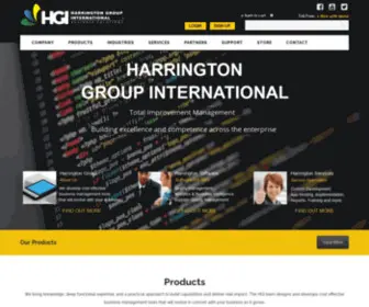 Harringtongroup.com(Harrington Group International) Screenshot