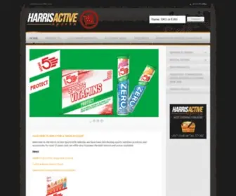 Harris-Activeb2B.co.uk(Harris Active Sports Wholesale Sports Nutrition Supplier) Screenshot
