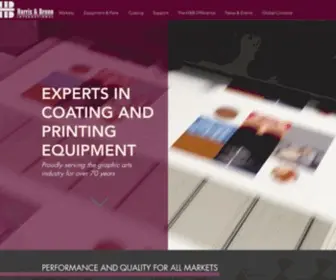 Harris-Bruno.com(Harris & Bruno International) Screenshot