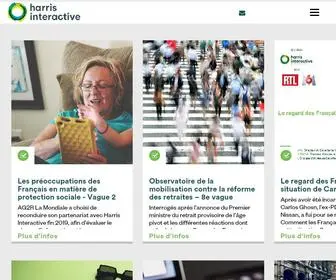 Harris-Interactive.fr(Site Harris interactive) Screenshot