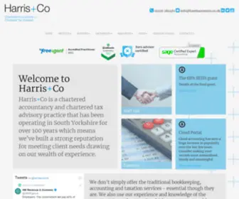 Harrisaccounts.co.uk(Accountants in Barnsley) Screenshot