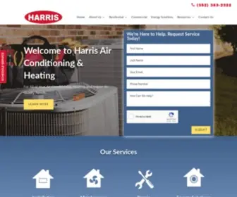 Harrisacinc.com(Harris A/C) Screenshot
