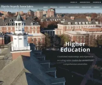 Harrisandassociates.com(Higher Education Executive Search Firm) Screenshot