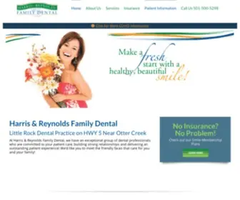 Harrisandreynoldsdental.com(Dentist in Little Rock) Screenshot