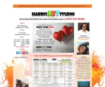 Harrisartstudio.com(Home) Screenshot