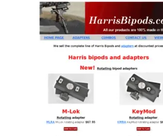 Harrisbipods.com(Harris Bipods) Screenshot