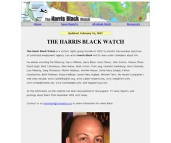 Harrisblackwatch.com(Um cigarro eletrônico (e) Screenshot