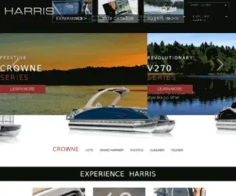 Harrisboats.com Screenshot