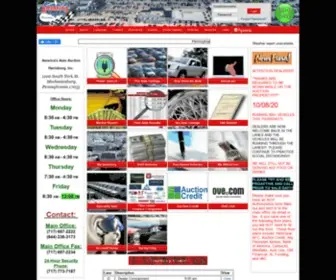 Harrisburgautoauction.com(America's Auto Auction) Screenshot