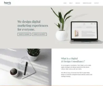 Harriscollective.com(Designing Digital Marketing) Screenshot