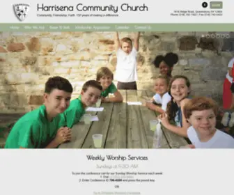 Harrisena.org(Community, Friendship, Faith) Screenshot