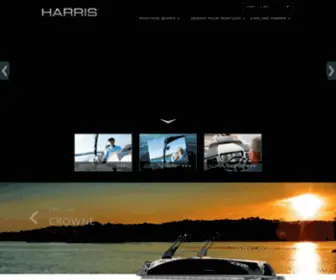 Harriskayot.com(Harris FloteBote Luxury Pontoon Boats) Screenshot