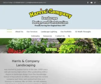 Harrislandscapes.com(Harris & Company) Screenshot