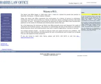 Harrislawoffice.com(Harris Law Office) Screenshot