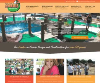 Harrisminigolf.com(Harris Miniature Golf Courses Inc) Screenshot