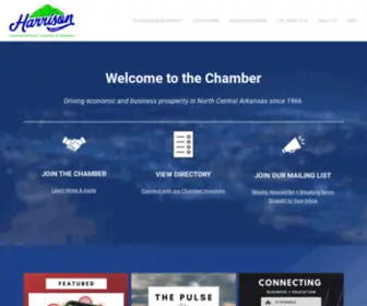 Harrison-Chamber.com(Harrison Chamber of Commerce) Screenshot