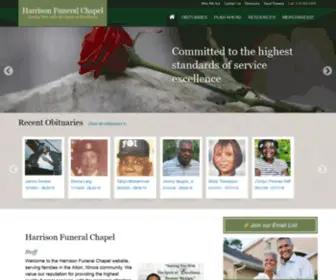 Harrisonfuneralchapel.com(Harrison Funeral Chapel) Screenshot