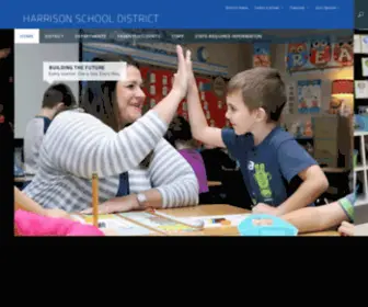 Harrisongoblins.org(Harrison School District) Screenshot