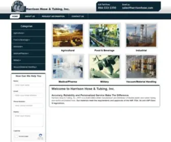 Harrisonhose.com(Harrison Hose and Tubing) Screenshot