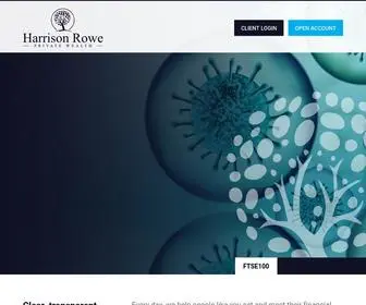 Harrisonrowe.com(Harrison Rowe Private Wealth) Screenshot