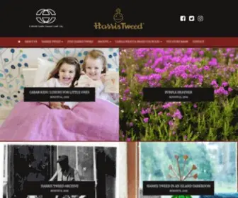 Harristweed.org(The Home of Harris Tweed®) Screenshot