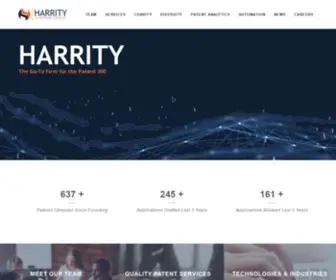 Harrityllp.com(Harrity & Harrity) Screenshot