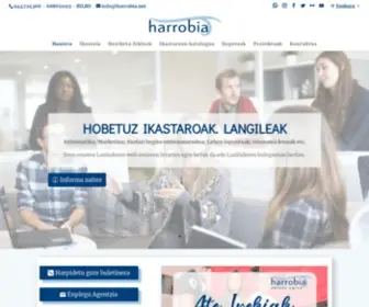 Harrobia.net(Lanbide heziketa Bizkaian) Screenshot