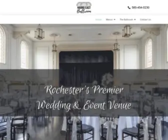 Harroeastballroom.com(Rochester Wedding Receptions) Screenshot