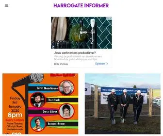 Harrogate-News.co.uk(News and Events in the Harrogate District) Screenshot