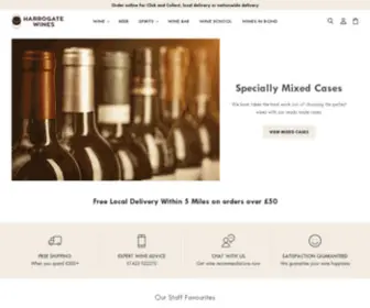 Harrogatefinewinecompany.com(Harrogate Fine Wines) Screenshot