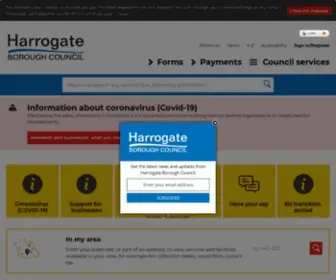 Harrogate.gov.uk(Harrogate Borough Council) Screenshot
