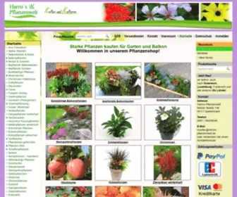 Harros-Pflanzenwelt.de(Harro's Pflanzenwelt) Screenshot