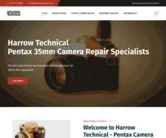 Harrowtechnical.co.uk(Pentax Camera Repair) Screenshot