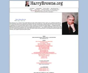 Harrybrowne.org(Harry Browne) Screenshot