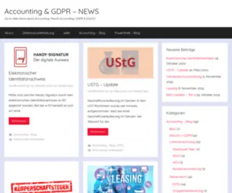 Harrydauz.at(Accounting & GDPR) Screenshot