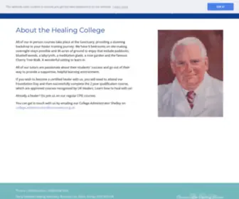 Harryedwardshealingcollege.com(Harry Edwards Healing College) Screenshot