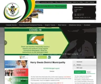 Harrygwaladm.gov.za(Harry Gwala District Municipality) Screenshot