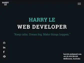 Harryle.com(Harry Le) Screenshot