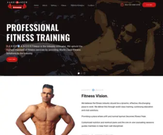 Harrymanderfitness.com(BCRPA Certified Fitness Trainer) Screenshot