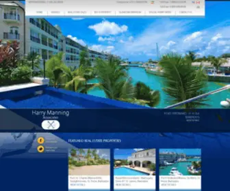 Harrymanning.com(Barbados Real Estate) Screenshot