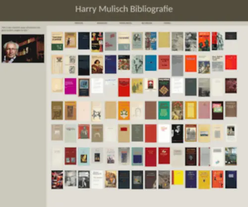 Harrymulisch.com(Harry Mulisch Bibliografie) Screenshot