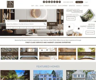 Harrynorman.com(Luxury Atlanta Real Estate) Screenshot