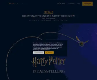 Harrypotter-Ausstellung.at(Harry Potter™) Screenshot