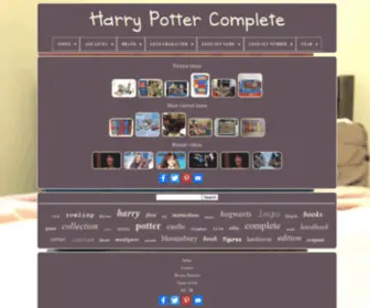 Harrypottercomplete.com(Harry Potter Complete) Screenshot