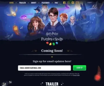 Harrypotterpuzzlesandspells.com(Harry Potter Magical Match) Screenshot