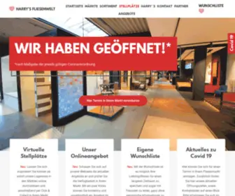 Harrys-Fliesenwelt.com(Willkommen bei Ihrem Fliesenmarkt mit Herz) Screenshot