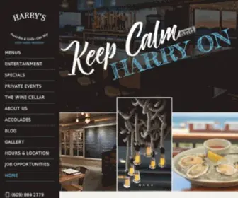 Harryscapemay.com(Cape May Restaurants) Screenshot