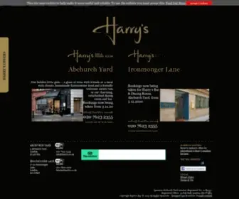 Harrys.co.uk(Harrys Bar) Screenshot