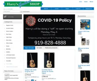 Harrysguitarshop.com(Harry's Guitar Ship) Screenshot